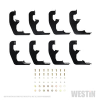 Westin 2019 Chevrolet Silverado/Sierra 1500 Double/CC Premier Oval Nerf Step Bar Mount Kit - Black - Mammoth Racing -