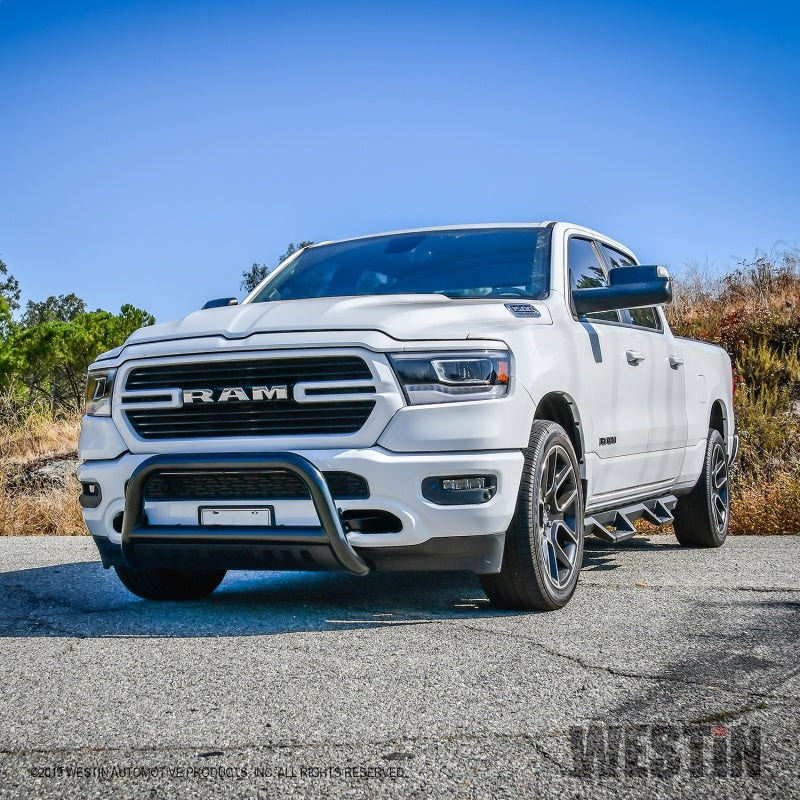 Westin 19-22 Ram1500 (Excl. 19-22 1500 Classic/Rebel/Warlock) E-Series Bull Bar - Black - Mammoth Racing -