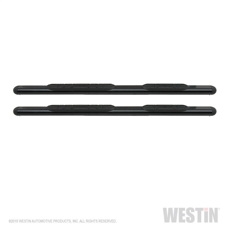 Westin Premier 4 Oval Nerf Step Bars 75 in - Black - Mammoth Racing -