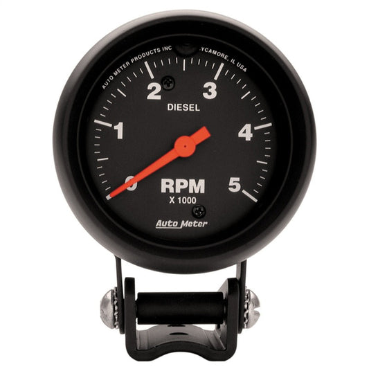 Autometer Z-Series 2-5/8in 5K RPM Diesel Pedestal Tachometer Gauge - My Store