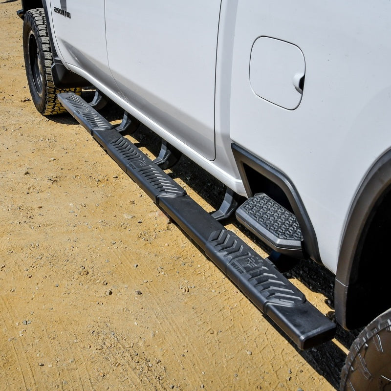 Westin 2020 Chevy Silverado 2500 Crew Cab (6.5ft Bed) R5 M-Series XD W2W Nerf Bars - Textured Black - Mammoth Racing -