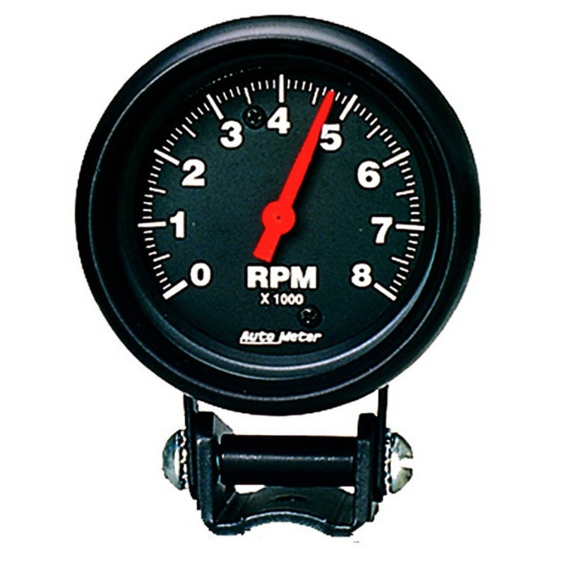 Autometer Black 2-5/8 inch 8000 rpm Tachometer Mini Tach Gauge - My Store