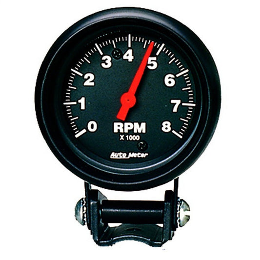 Autometer Black 2-5/8 inch 8000 rpm Tachometer Mini Tach Gauge - My Store