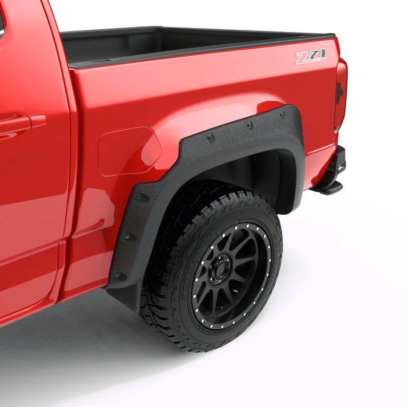 EGR 15-22 Chevrolet Colorado Bolt-On Style Fender Flares - Set - Black - Mammoth Racing -