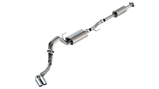 Borla F-150 2021 5.0L 4dr CC SB EC STB Lariat/KR/Platinum/LTD 3/2.25 DSE Cat-Back Touring CHR Tips - Mammoth Racing -