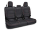 PRP 2020+ Jeep Gladiator JT Rear Bench Cover for with Cloth Interior - Black with Red Stitching - Mammoth Racing -