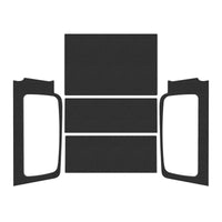 DEI 04-06 Jeep Wrangler LJ Unliminted Leather Look Headliner Complete Kit - Black - Mammoth Racing -