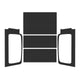DEI 04-06 Jeep Wrangler LJ Unliminted Leather Look Headliner Complete Kit - Black - Mammoth Racing -