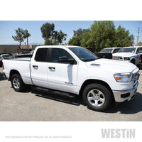 Westin 2019 Ram 1500 Quad Cab (Excl Classic) PRO TRAXX 5 Oval Nerf Step Bars - Black - Mammoth Racing -