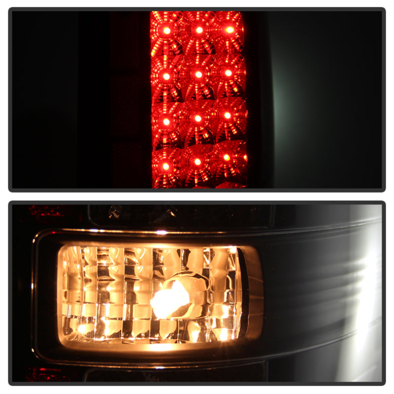 Spyder Ford F150 09-14 LED Tail Lights Black Smoke ALT-YD-FF15009-LED-BSM - Mammoth Racing -