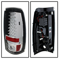 Spyder Chevy Silverado 1500/2500 03-06 (Does Not Fit Stepside)LED Tail Lights Chrm ALT-YD-CS03-LED-C - Mammoth Racing -