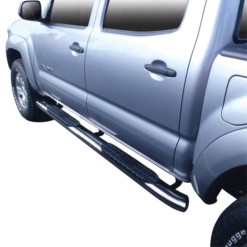 Westin 2005-2017 Toyota Tacoma Double Cab PRO TRAXX 5 Oval Nerf Step Bars - SS - Mammoth Racing -