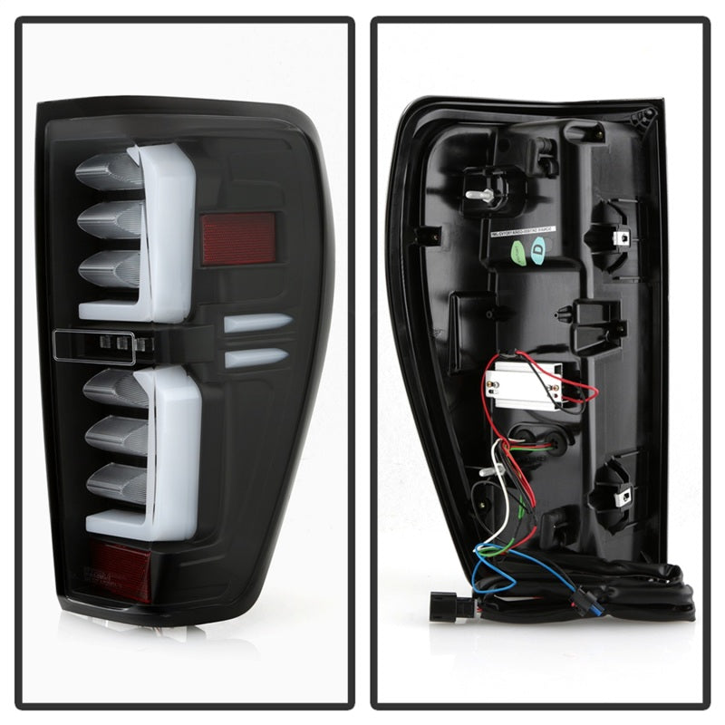 Spyder GMC Sierra 19-20 Incandescent Bulb Model Only LED Tail Lights - Black ALT-YD-GS19-LED-BK - Mammoth Racing -