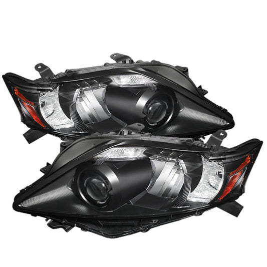 Xtune Lexus Rx 10-12 OE Projector Headlights (w/AFS. Hid Fit) Black PRO-JH-LRX10-AFS-AM-BK - Mammoth Racing -