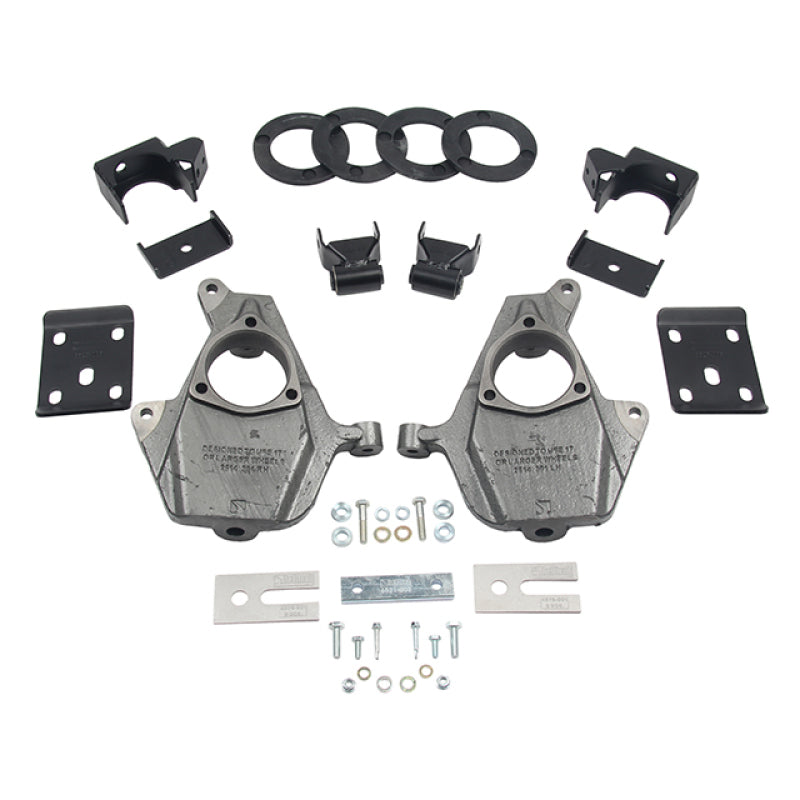 Belltech Lowering KIT 16.5-17 Chevy Silverado Crew Cab 2WD 3-4f / 7R - Mammoth Racing -