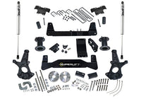 Superlift 14-18 Chevy Silv 1500 4WD 6.5in Lift Kit w/ Alum/Steel Control Arms w/ Fox 2.0 Shocks - Mammoth Racing -