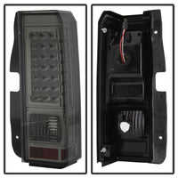 Xtune Hummer H3 06-09 ( Non H3T ) LED Tail Lights Smoke ALT-ON-HH306-LED-SM - Mammoth Racing -