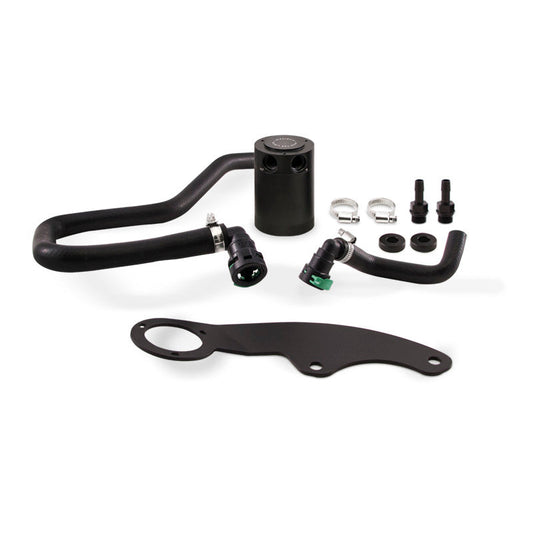 Mishimoto 11-14 Ford Mustang GT Baffled Oil Catch Can Kit - Black - Mammoth Racing -