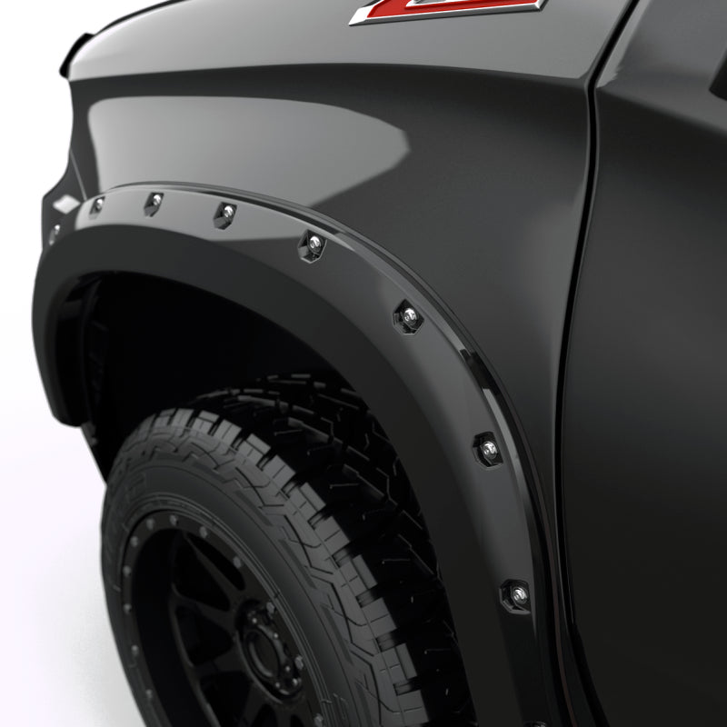 EGR 19-22 Chevrolet Silverado 1500 Traditional Bolt-On Look Fender Flares Black Set Of 4 - Mammoth Racing -