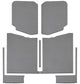 DEI 2019-Up Jeep Gladiator Leather Look Headliner Complete Kit 7-pc - Gray - Mammoth Racing -