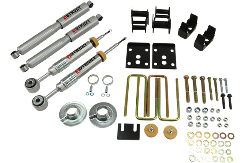 Belltech 09-13 Ford F150 Std Cab 2wd Short Bed 2WD Lowering Kit w/ SP Shocks 4in R Drop - Mammoth Racing -