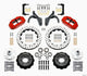 Wilwood Narrow Superlite 6R Front Hub Kit 12.88in Drill Red 59-64 Chevy Impala / 63-64 Corvette - Mammoth Racing -