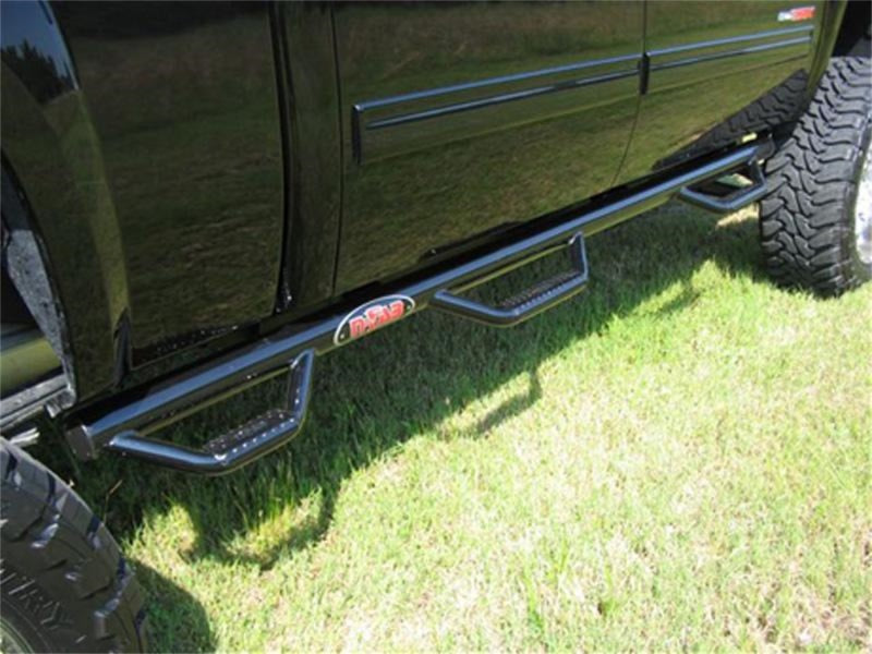 N-Fab Nerf Step 99-06 Chevy-GMC 1500/2500/3500 Ext. Cab 6.5ft Bed - Gloss Black - Bed Access - 3in - Mammoth Racing -