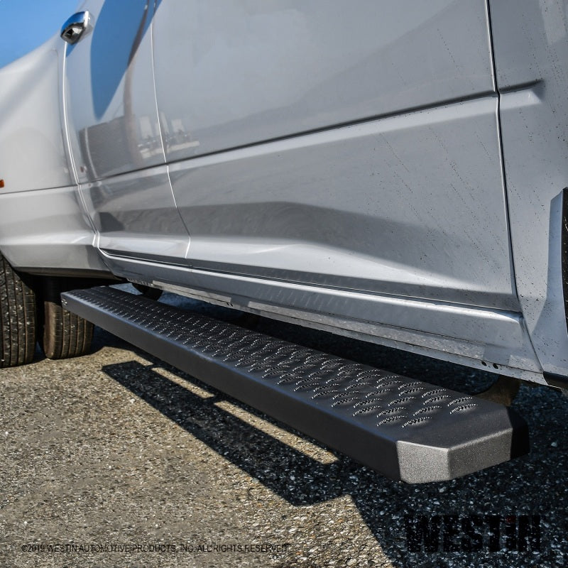 Westin Grate Steps Running Boards 83 in - Textured Black - Mammoth Racing -