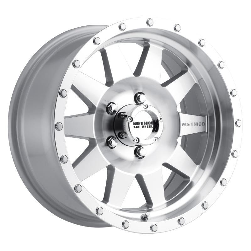 Method Mr301 The Standard 17x8.5 0mm Offset 5x5 94mm CB Machined/Clear Coat Wheel - Mammoth Racing -