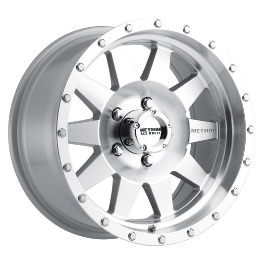 Method Mr301 The Standard 16x8 0mm Offset 5x4.5 83mm CB Machined/Clear Coat Wheel - Mammoth Racing -