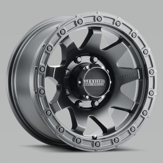 Method Mr317 18x9 +18mm Offset 8x180 130.81mm CB Matte Black Wheel