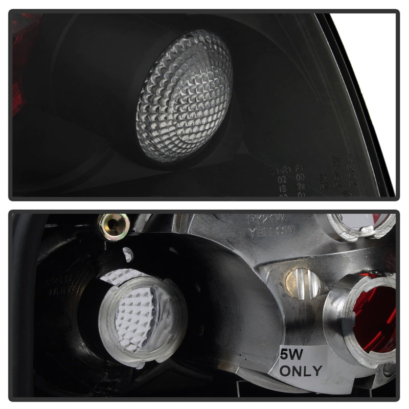 Spyder Audi TT 00-06 Euro Style Tail Lights Black ALT-YD-ATT99-BK - Mammoth Racing -