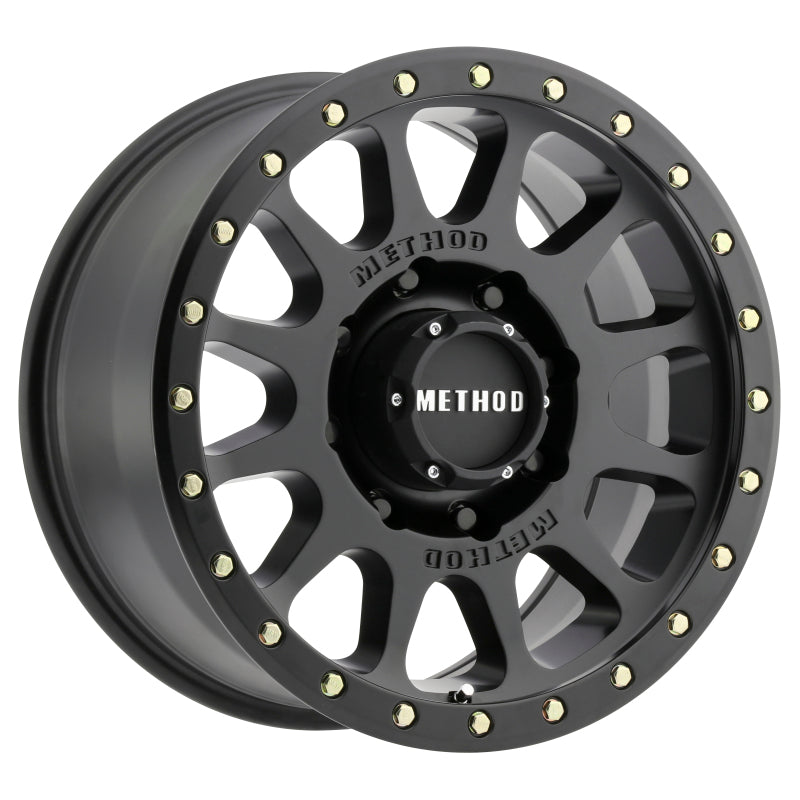 Method Mr305 NV HD 17x8.5 0mm Offset 8x170 130.81mm CB Matte Black Wheel - Mammoth Racing -