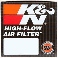 K&N Universal Custom Air Filter - Oval - Red - 51mm Neck Flange - Mammoth Racing -