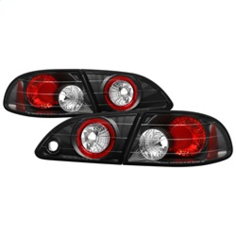 Spyder Toyota Corolla 98-02 Euro Style Tail Lights Black ALT-YD-TC98-BK - Mammoth Racing -