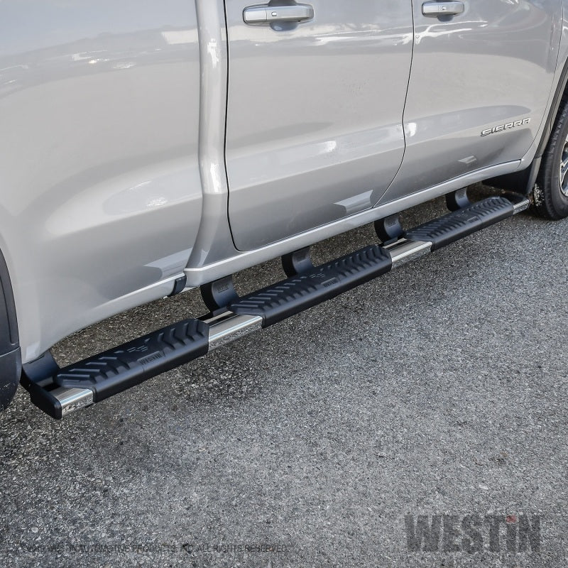 Westin 2019 Chevrolet Silverado/Sierra 1500 Crew Cab (5.5ft) R5 Modular Nerf Step Bars - SS - Mammoth Racing -