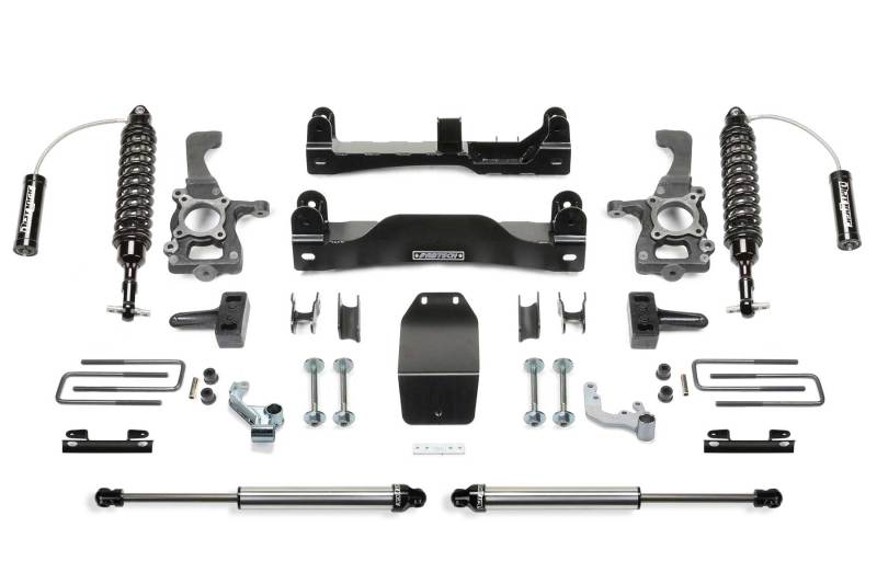 Fabtech 2014 Ford F150 4WD 4in Perf Sys w/Dlss 2.5 C/O Resi & Rr Dlss - Mammoth Racing -
