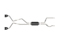 aFe MACH Force-Xp 2.5in. 304 SS C/B Exhaust 20-21 Ford Explorer V6-3.0L - Black Tip - Mammoth Racing -