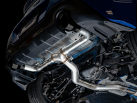 AWE Subaru BRZ / Toyota GR86 / Toyota 86 Track Edition Cat-Back Exhaust- Diamond Black Tips - Mammoth Racing -