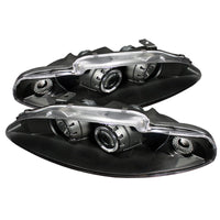 Spyder Mitsubishi Eclipse 95-96 Projector Headlights LED Halo Black High H1 Low H1 PRO-YD-ME95-HL-BK - Mammoth Racing -