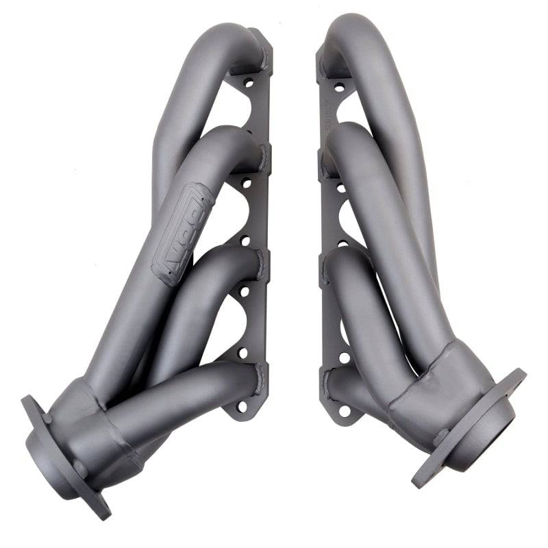 BBK 79-93 Mustang 5.0 Shorty Unequal Length Exhaust Headers - 1-5/8 Titanium Ceramic - Mammoth Racing -