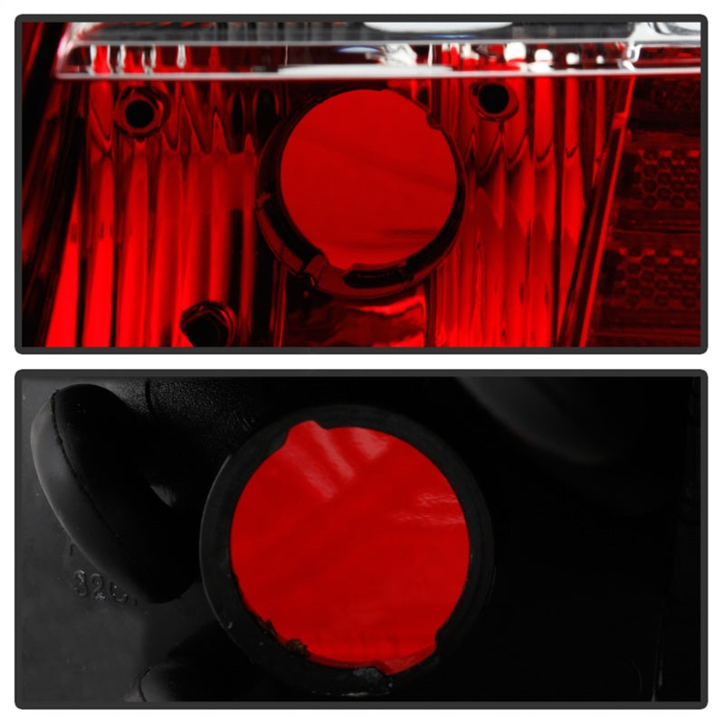 Xtune Porsche 911 996 ( Non 4S. Turbo. GT3 ) 99-04 LED Tail Lights Red Clear ALT-ON-P99699-LED-RC - Mammoth Racing -