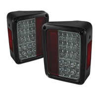 Spyder Jeep Wrangler 07-15 LED Tail Lights Smoke ALT-YD-JWA07-LED-SM - Mammoth Racing -