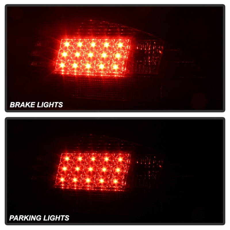 Spyder Pontiac Grand Prix 97-03 LED Tail Lights Smoke ALT-YD-PGP97-LED-SM - Mammoth Racing -