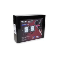 Westin Axis LED Auxiliary Light 4.5 inch x 4.5 inch Square Flood w/3W Osram (Set of 2) - Black - Mammoth Racing -