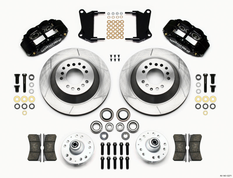 Wilwood Narrow Superlite 6R Front Hub & 1PC Rtr Kit 12.88in 67-69 Camaro 64-72 Nova Chevelle - Mammoth Racing -