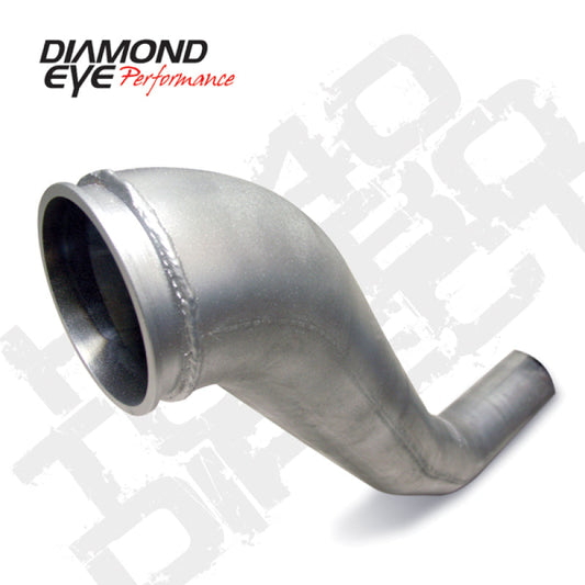 Diamond Eye DWNP 4in TB SGL HX40 TURBO-DIRECT FLANGE AL DODGE 5.9L 2500/3500 94-02 - Mammoth Racing -