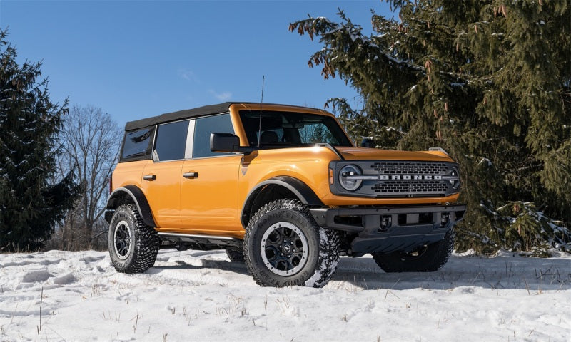 N-Fab Trail Slider Steps 2021 Ford Bronco 4 Door - Textured Black - Mammoth Racing -