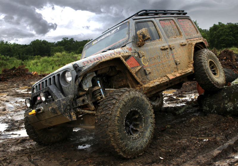 Superlift 18-20 Jeep Wrangler JL Unlimited - 4in Dual Rate Coil Lift Kit w/ King 2.0 Shocks - Mammoth Racing -