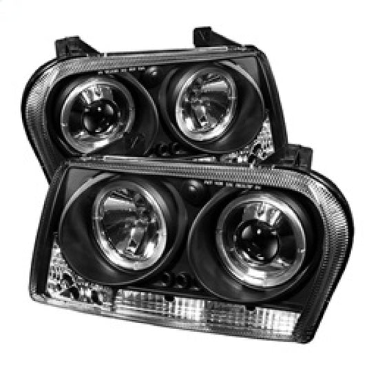 Spyder Chrysler 300 09-10 Projector Headlights LED Halo LED Blk (Not Included) PRO-YD-C309-HL-BK - Mammoth Racing -